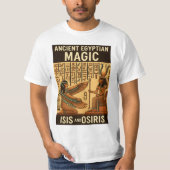 Isis & Osiris Egyptische kunst – Spiritueel T-shir T-shirt (Voorkant)