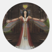 Isis Ronde Sticker (Voorkant)