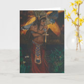 Isis-Wenskaart Kaart (Gele Bloem)