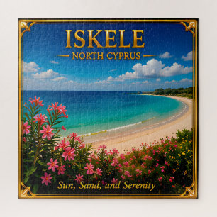 Iskele Noord-Cyprus Strand Escape Herinnering Legpuzzel