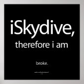 iSkydive dus... Poster (Voorkant)