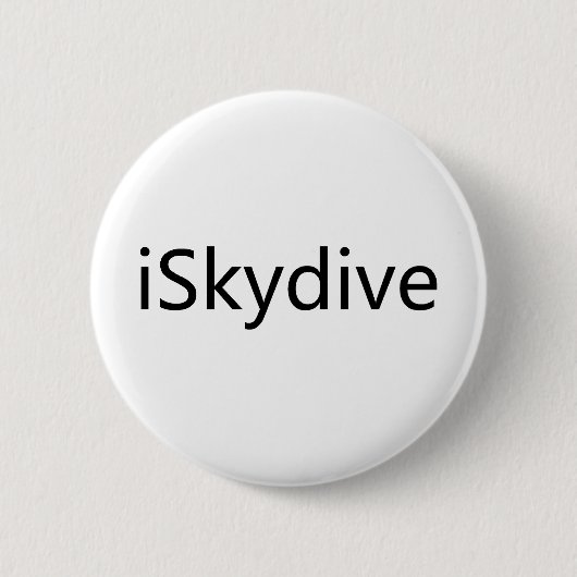 iSkydive Ronde Button 5,7 Cm (Voorkant)