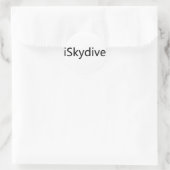 iSkydive Ronde Sticker (Tas)