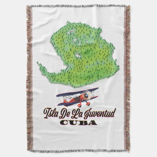 Isla de la Juventud Cuba Deken (Voorkant Verticaal)