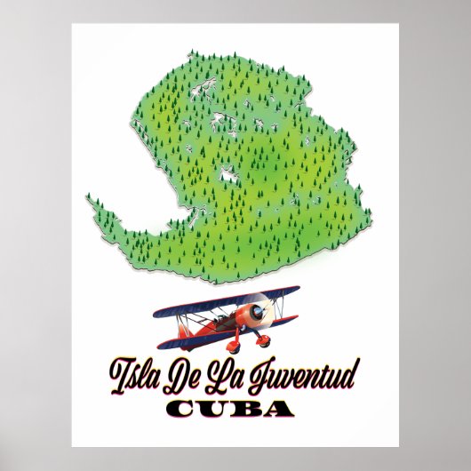 Isla de la Juventud Cuba Poster (Voorkant)