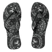 Isla de la Muerte - Schedel Bandana Print Teenslippers (Voetbed)