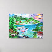 Isla Del Encanto - Kunst van Galina - Canvas Afdruk (Voorkant)