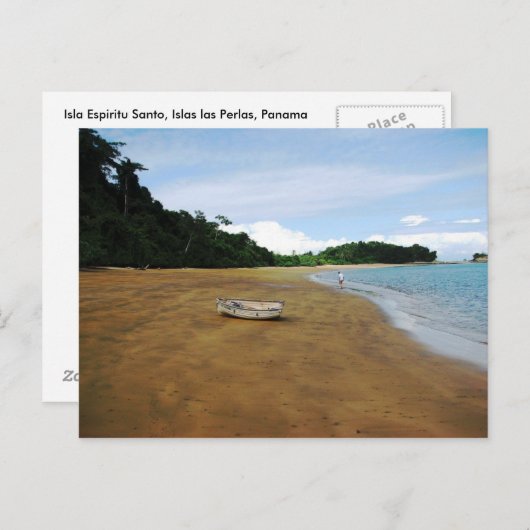 Isla Espiritu Santo, Islas las Perlas, Panama Briefkaart (Voorkant / Achterkant)