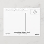 Isla Espiritu Santo, Islas las Perlas, Panama Briefkaart (Achterkant)