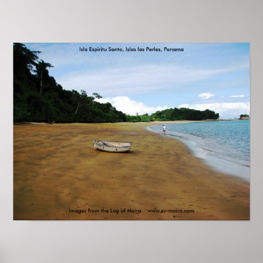 Isla Espiritu Santo, Islas las Perlas, Panama Poster (Voorkant)