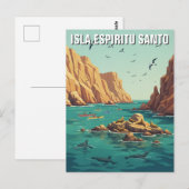 Isla Espíritu Santo Mexico Briefkaart (Voorkant / Achterkant)