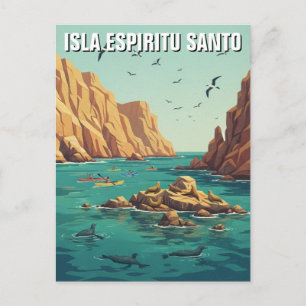 Isla Espíritu Santo Mexico Briefkaart