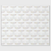 Isla gepersonaliseerde naam bunting gift cadeaupapier (Vlak)