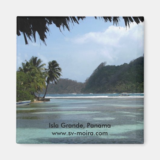Isla Grande, Panama Magneet (Voorkant)