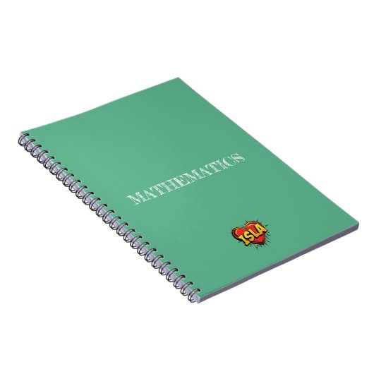 Isla Heart Green Notitieboek (Rechterzijde)