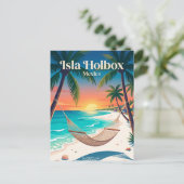 Isla Holbox Mexico Briefkaart (Staand voorkant)