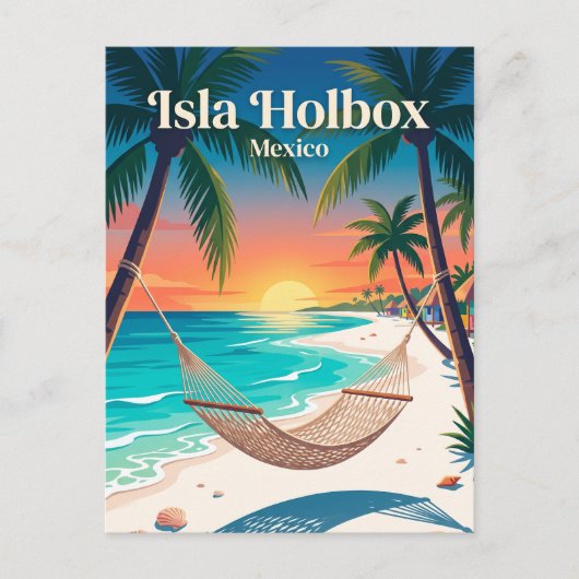 Isla Holbox Mexico Briefkaart (Voorkant)