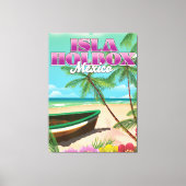 Isla Holbox Mexico Canvas Afdruk (Voorkant)