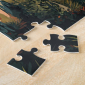 Isla Holbox Mexico Reis Kunst Vintage Legpuzzel (Zijkant)