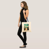 Isla Holbox Mexico Reis Kunst Vintage Tote Bag (Voorkant (model))