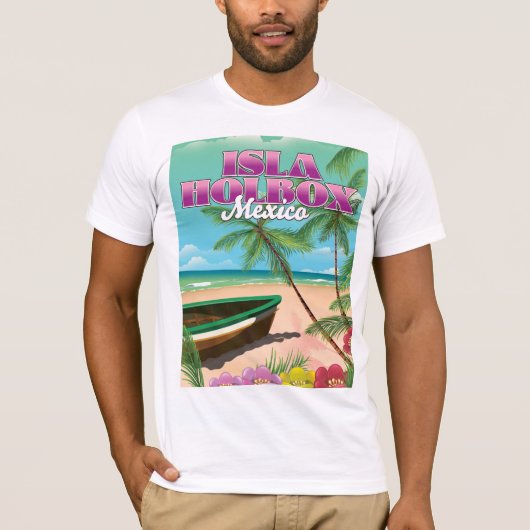 Isla Holbox Mexico T-shirt (Voorkant)