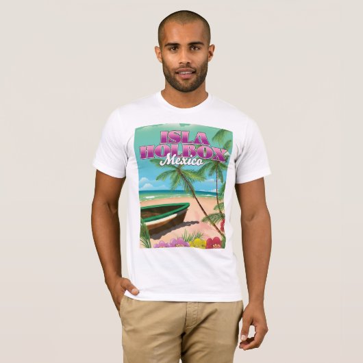 Isla Holbox Mexico T-shirt (Voorkant volledig)
