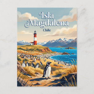 Isla Magdalena Chilië Briefkaart