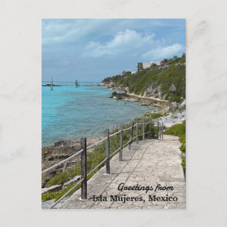 Isla Mujeres Ansichtkaart Punta Sur Park Briefkaart