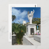 Isla Mujeres begraafplaats Hushing Angel Briefkaart (Voorkant / Achterkant)