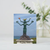 Isla Mujeres Briefkaart van Maya Vishnu (Staand voorkant)