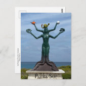 Isla Mujeres Briefkaart van Maya Vishnu (Voorkant / Achterkant)