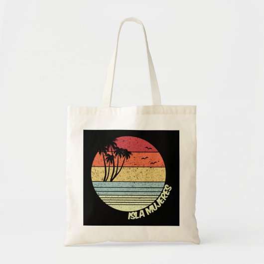 Isla Mujeres Mexico Beach Vacation Souvenir Tote Bag (Voorkant)