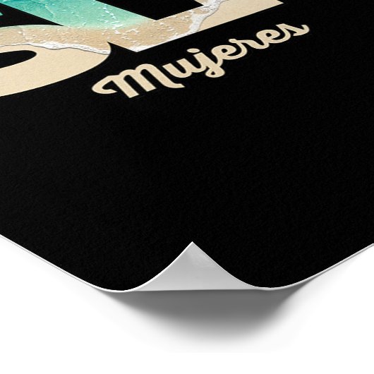 Isla Mujeres Mexico Poster (Hoek)