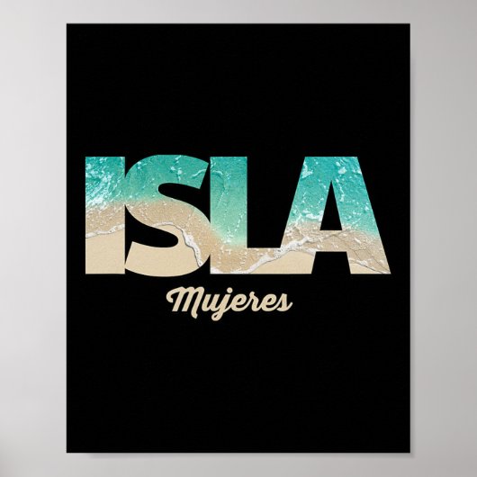 Isla Mujeres Mexico Poster (Voorkant)