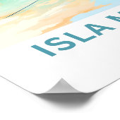 Isla Mujeres Mexico Reisprint Poster (Hoek)