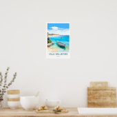Isla Mujeres Mexico Reisprint Poster (Keuken)
