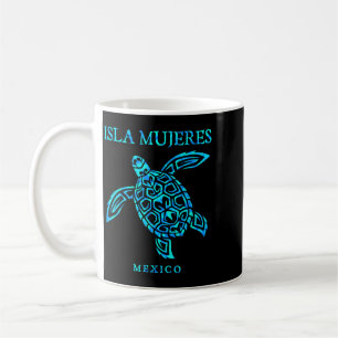 Isla Mujeres Mexico Zeeschildpad Kleurrijke Jongen Koffiemok