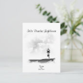 ISLA PANCHA LIGHTHOUSE, SPANJE BRIEFKAART (Staand voorkant)