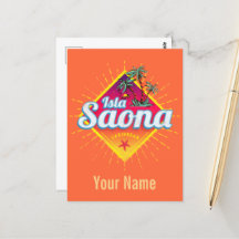 Isla Saona Caribische Dominicaanse Republiek Retro