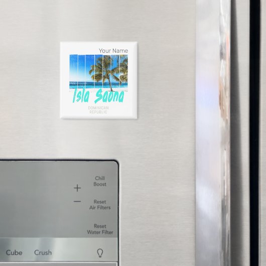 Isla Saona Dominicaanse Republiek Strand  Design Magneet (Insitu (Koelkast))