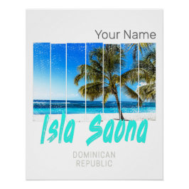 Isla Saona Dominicaanse Republiek Strand  Design Perfect Poster