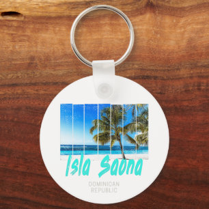 Isla Saona Dominicaanse Republiek Strand Design Sleutelhanger