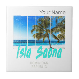 Isla Saona Dominicaanse Republiek Strand Design Tegeltje
