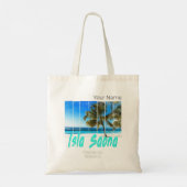 Isla Saona Dominicaanse Republiek Strand  Design Tote Bag (Achterkant)