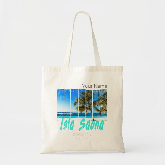 Isla Saona Dominicaanse Republiek Strand  Design Tote Bag (Voorkant)