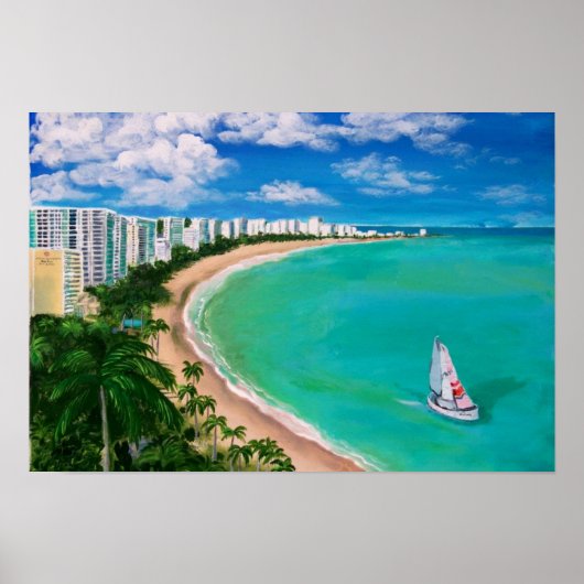 Isla Verde - Puerto Rico Poster (Voorkant)