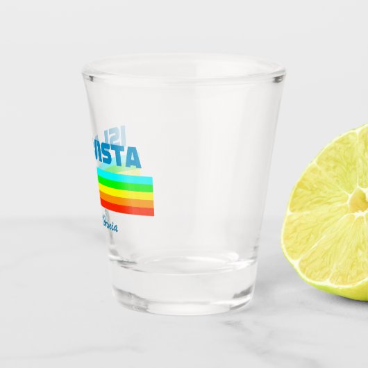 Isla Vista California Shot Glass. Shot Glas (Rechts)