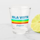 Isla Vista California Shot Glass. Shot Glas (Voorkant)