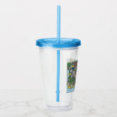 Isla Vista Map Acrylische Tumbler Acryl Drinkbeker (Rechts)