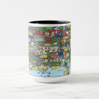 Isla Vista Map Coffee Mok